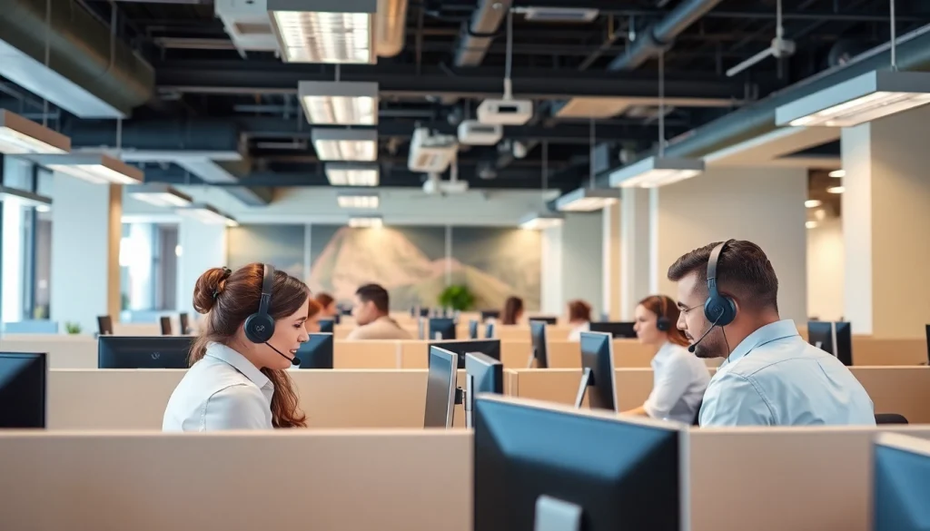 Engaging call center in Tijuana featuring dedicated agents delivering exceptional customer service.