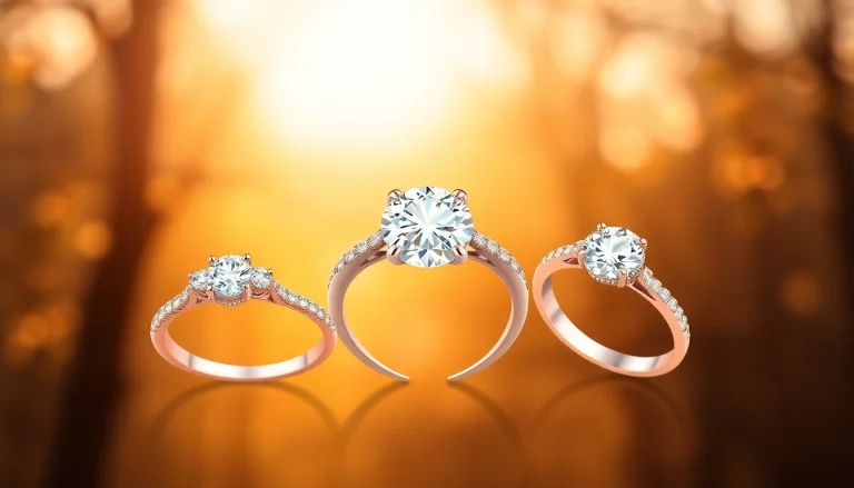 Showcase beautiful 2 Carat Engagement Rings highlighting brilliant diamond cuts in a captivating setting.