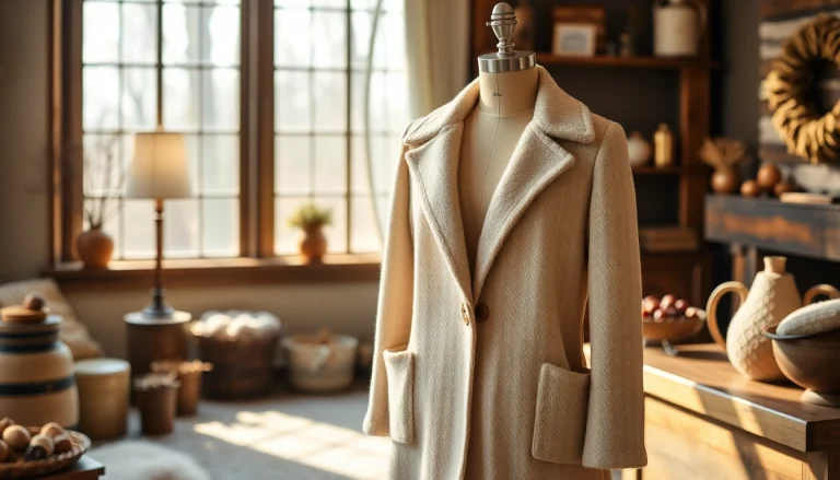 Discover a cozy cardigan coat in a warm, stylish setting; click here for winter fashion inspiration.