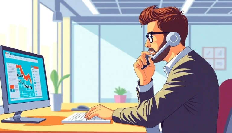 Engaging wholesale real estate cold callers interacting effectively with potential clients.