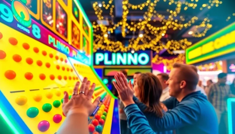 Rasakan keseruan plinko indonesia dengan suasana permainan yang penuh warna.