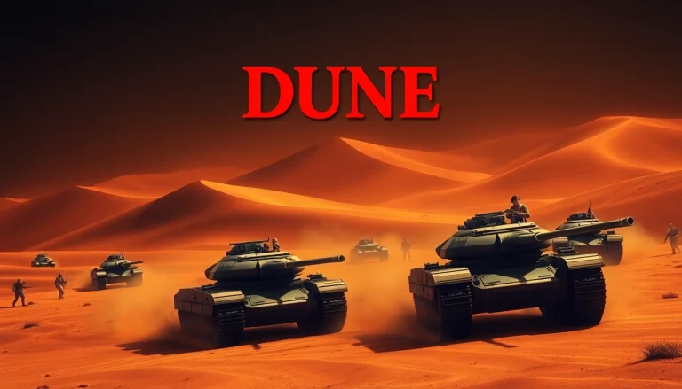 Download Dune 2 and experience a thrilling desert battle with futuristic tanks and soldiers.