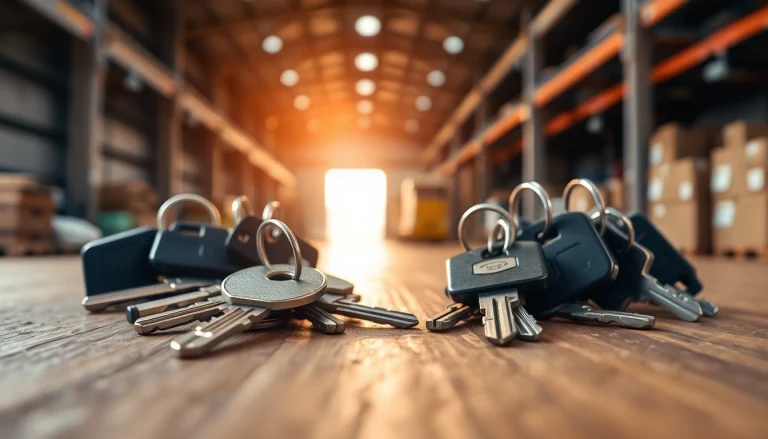 Examine truck keys displaying various designs and shapes on a textured surface.
