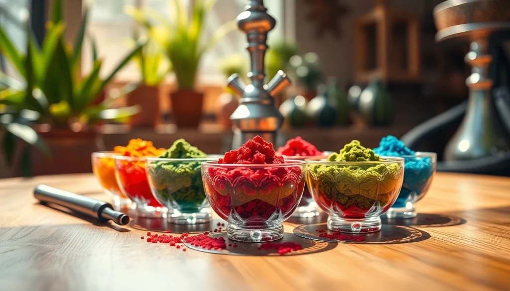 Taste the finest shisha hookah flavors with colorful displays and inviting ambiance.