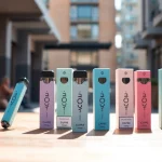 Showcasing HQD Cuvie disposable vapes with vibrant packaging and modern design.