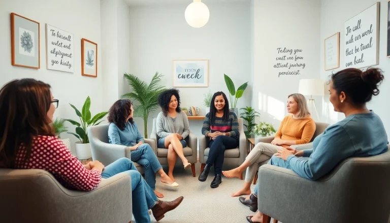 Supportive discussion led by an attachment theory specialist in a comforting therapy environment.